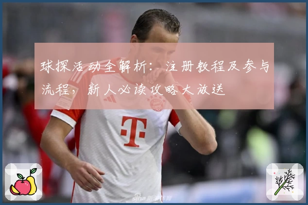 球探活动全解析:注册教程及参与流程,新人必读攻略大放送